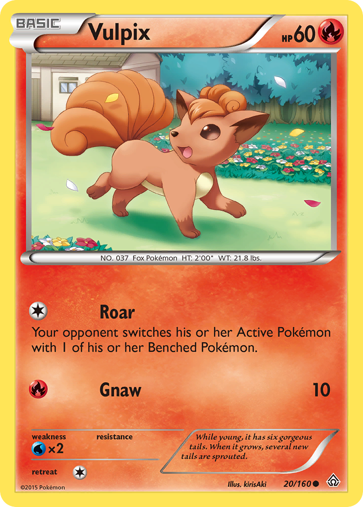 Vulpix (20/160) [XY: Primal Clash] | Rock City Comics