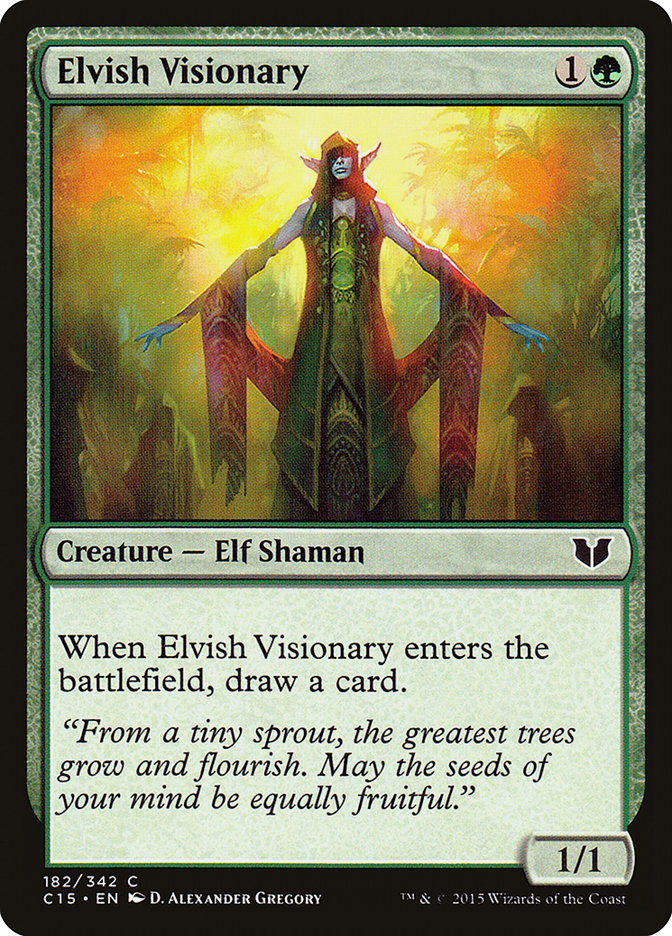 Elvish Visionary [Commander 2015] | Rock City Comics
