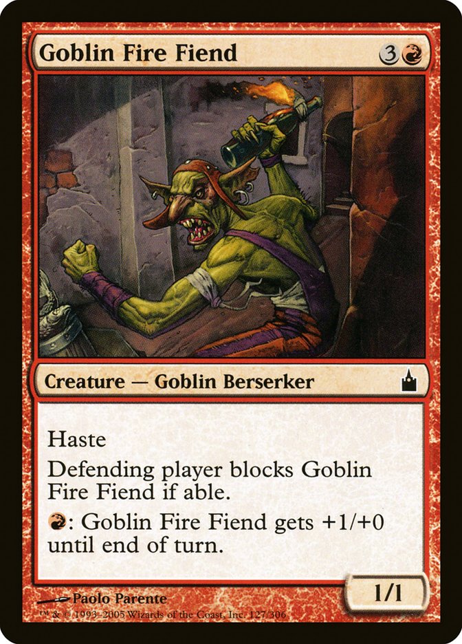 Goblin Fire Fiend [Ravnica: City of Guilds] | Rock City Comics