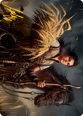 Ambitious Farmhand Art Card (Gold-Stamped Signature) [Innistrad: Midnight Hunt Art Series] | Rock City Comics