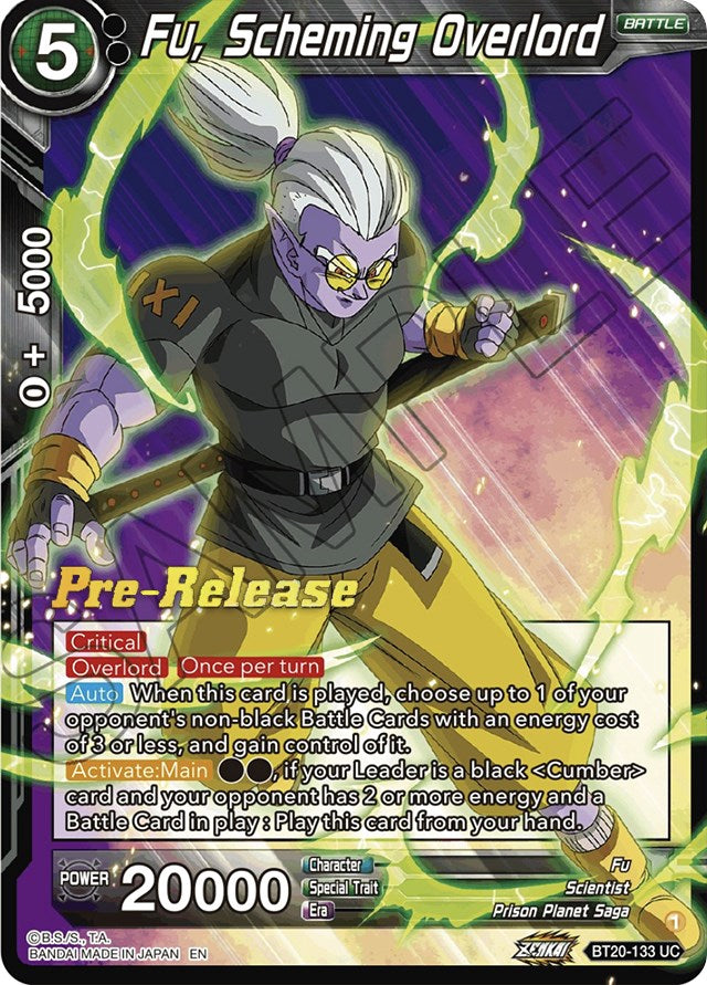 Fu, Scheming Overlord (BT20-133) [Power Absorbed Prerelease Promos] | Rock City Comics