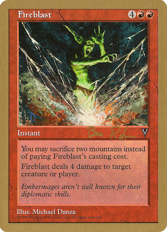 Fireblast (Ben Rubin) [World Championship Decks 1998] | Rock City Comics