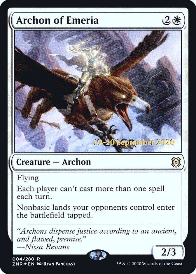 Archon of Emeria [Zendikar Rising Prerelease Promos] | Rock City Comics