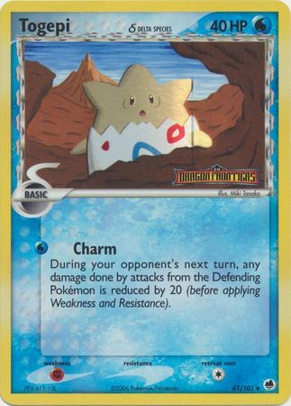 Togepi (41/101) (Delta Species) (Stamped) [EX: Dragon Frontiers] | Rock City Comics