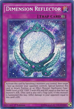Dimension Reflector [MVP1-ENS21] Secret Rare | Rock City Comics
