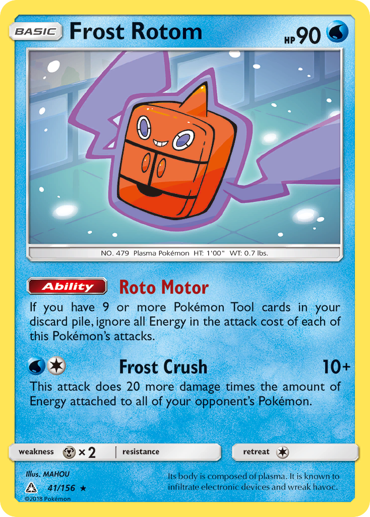 Frost Rotom (41/156) [Sun & Moon: Ultra Prism] | Rock City Comics