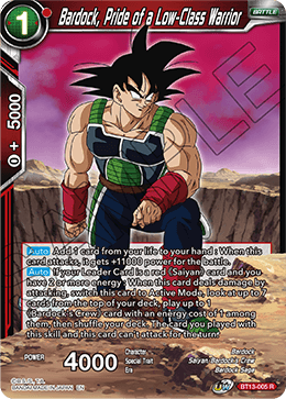 Bardock, Pride of a Low-Class Warrior (Rare) [BT13-005] | Rock City Comics