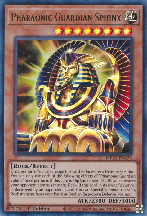 Pharaonic Guardian Sphinx [MP22-EN070] Ultra Rare | Rock City Comics