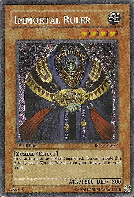 Immortal Ruler [RGBT-EN082] Secret Rare | Rock City Comics