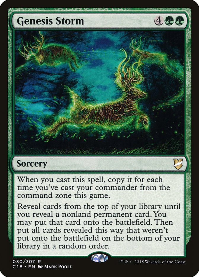Genesis Storm [Commander 2018] | Rock City Comics