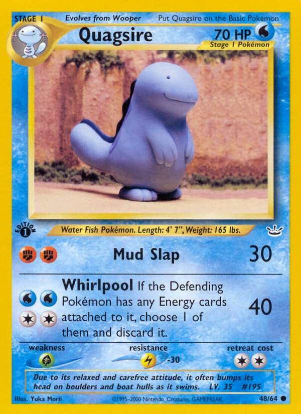 Quagsire (48/64) [Neo Revelation 1st Edition] | Rock City Comics