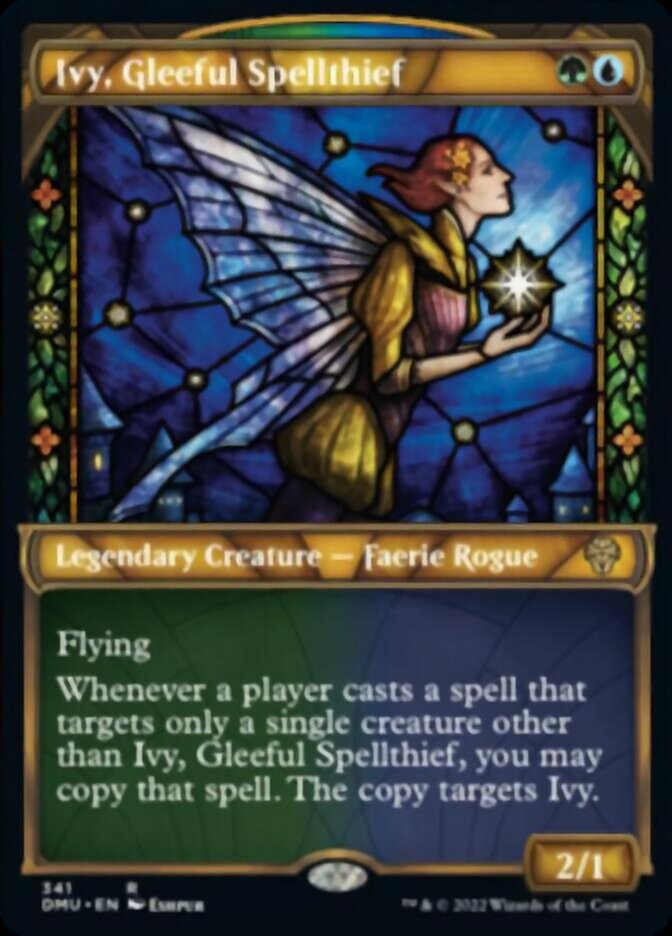 Ivy, Gleeful Spellthief (Showcase Textured) [Dominaria United] | Rock City Comics