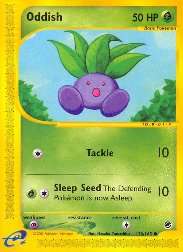 Oddish (122/165) [Expedition: Base Set] | Rock City Comics