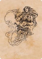 Djinni Windseer (Showcase) Art Card [Dungeons & Dragons: Adventures in the Forgotten Realms Art Series] | Rock City Comics