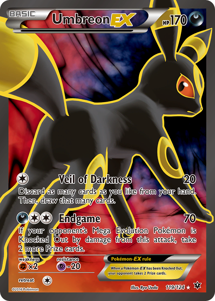 Umbreon EX (119/124) [XY: Fates Collide] | Rock City Comics