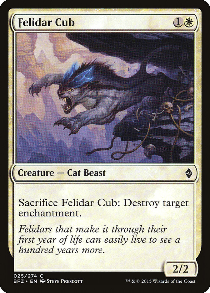 Felidar Cub [Battle for Zendikar] | Rock City Comics