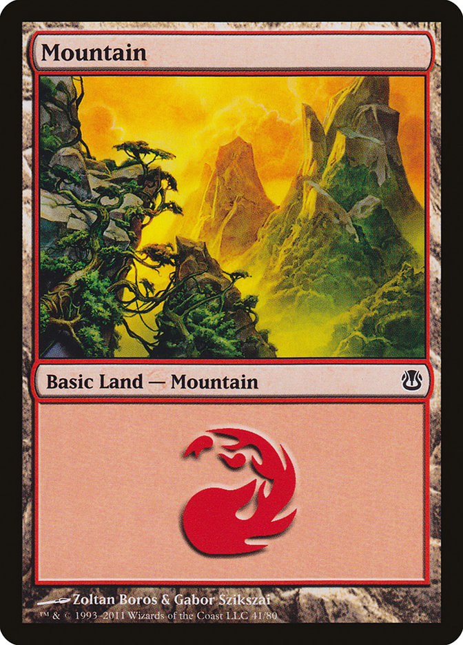 Mountain (41) [Duel Decks: Ajani vs. Nicol Bolas] | Rock City Comics