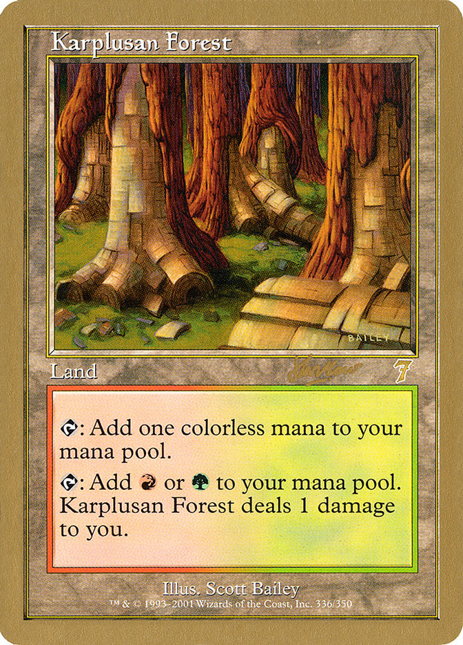 Karplusan Forest (Sim Han How) [World Championship Decks 2002] | Rock City Comics