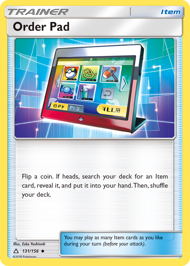 Order Pad (131/156) [Sun & Moon: Ultra Prism] | Rock City Comics