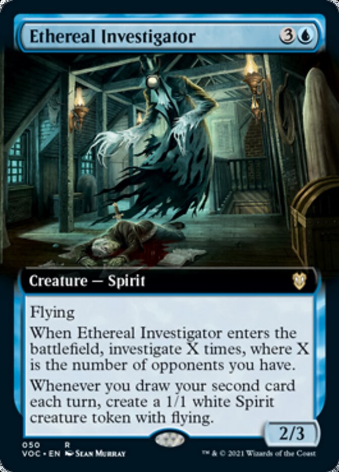 Ethereal Investigator (Extended) [Innistrad: Crimson Vow Commander] | Rock City Comics