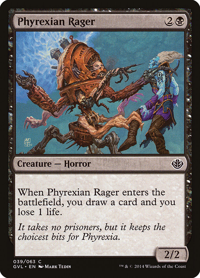 Phyrexian Rager (Garruk vs. Liliana) [Duel Decks Anthology] | Rock City Comics