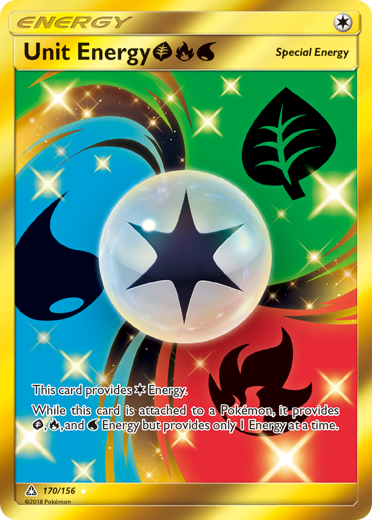 Unit Energy (170/156) (Grass, Fire, Water) [Sun & Moon: Ultra Prism] | Rock City Comics