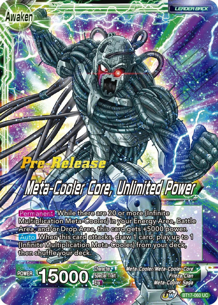 Meta-Cooler // Meta-Cooler Core, Unlimited Power (BT17-060) [Ultimate Squad Prerelease Promos] | Rock City Comics