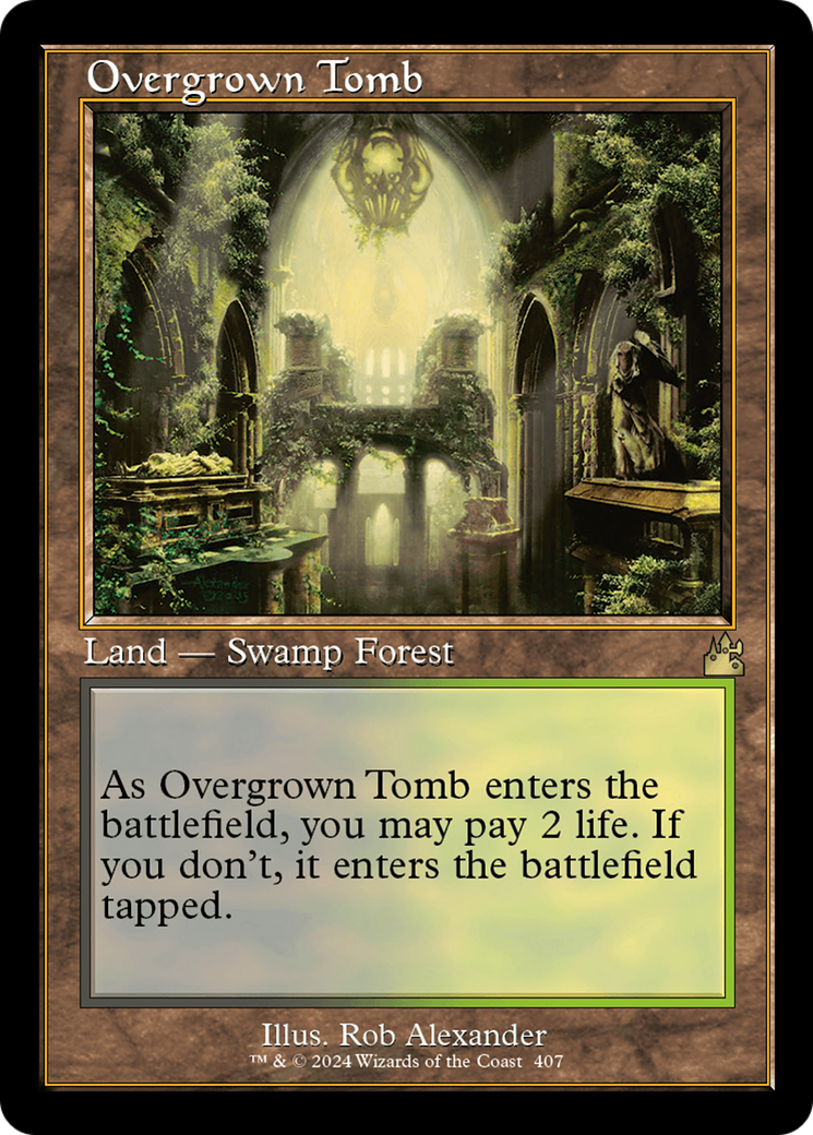 Overgrown Tomb (Retro) [Ravnica Remastered] | Rock City Comics