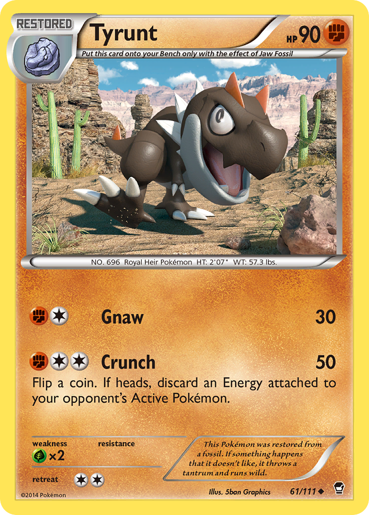 Tyrunt (61/111) [XY: Furious Fists] | Rock City Comics