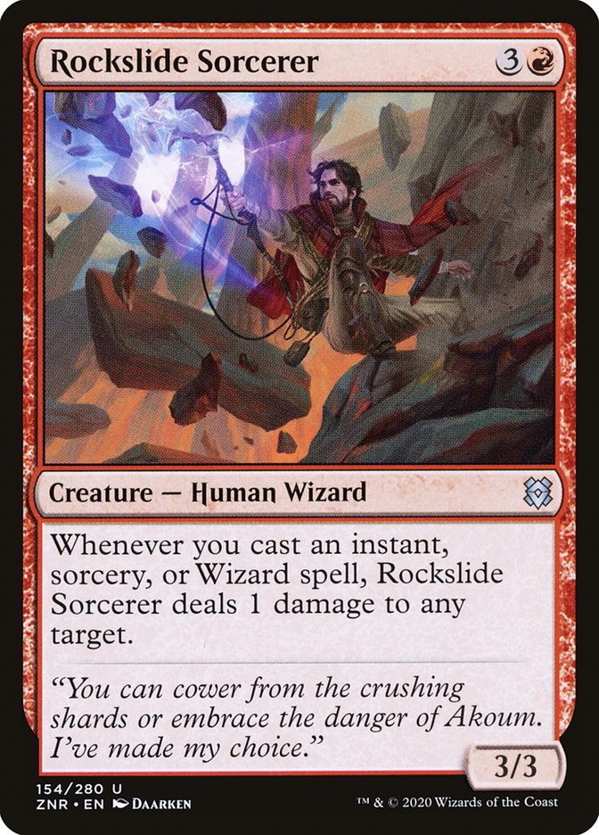 Rockslide Sorcerer [Zendikar Rising] | Rock City Comics