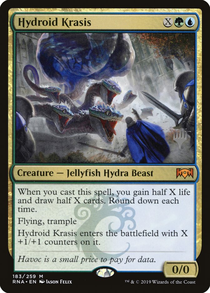 Hydroid Krasis (Promo Pack) [Ravnica Allegiance Promos] | Rock City Comics