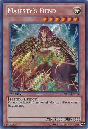 Majesty's Fiend [PRIO-EN034] Secret Rare | Rock City Comics