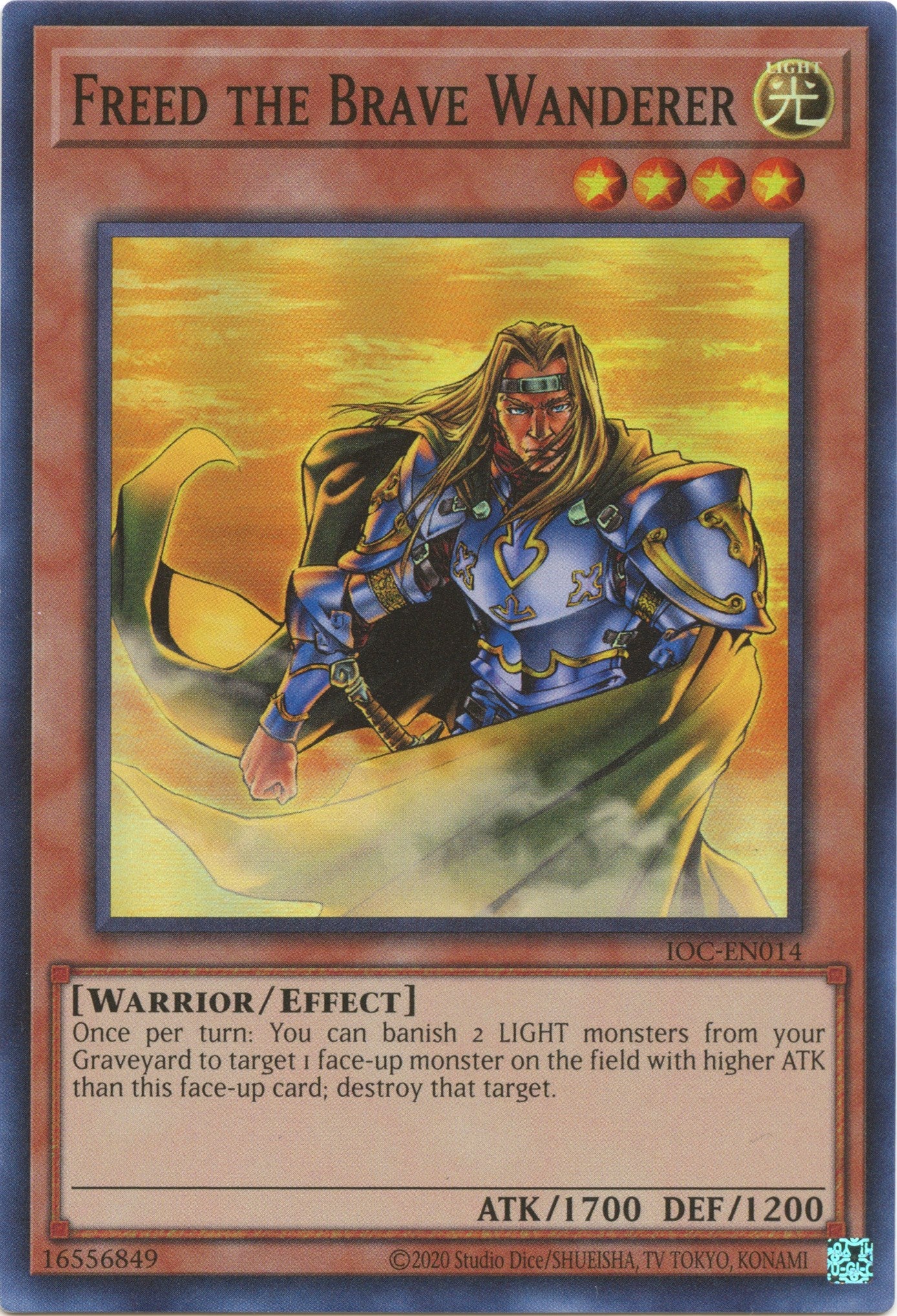 Freed the Brave Wanderer (25th Anniversary) [IOC-EN014] Super Rare | Rock City Comics