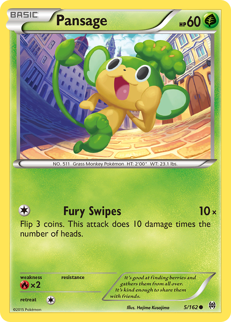 Pansage (5/162) [XY: BREAKthrough] | Rock City Comics