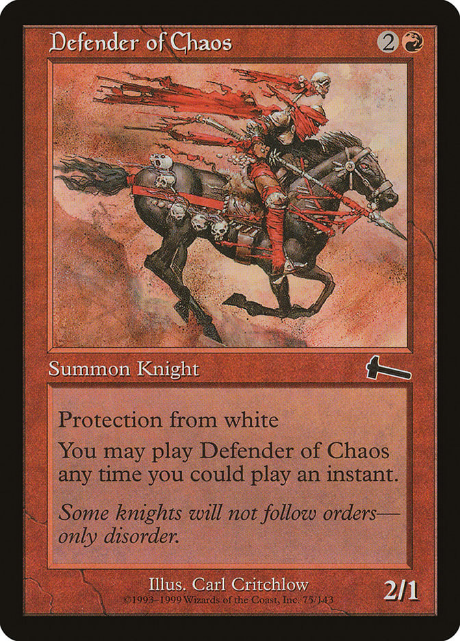 Defender of Chaos [Urza's Legacy] | Rock City Comics