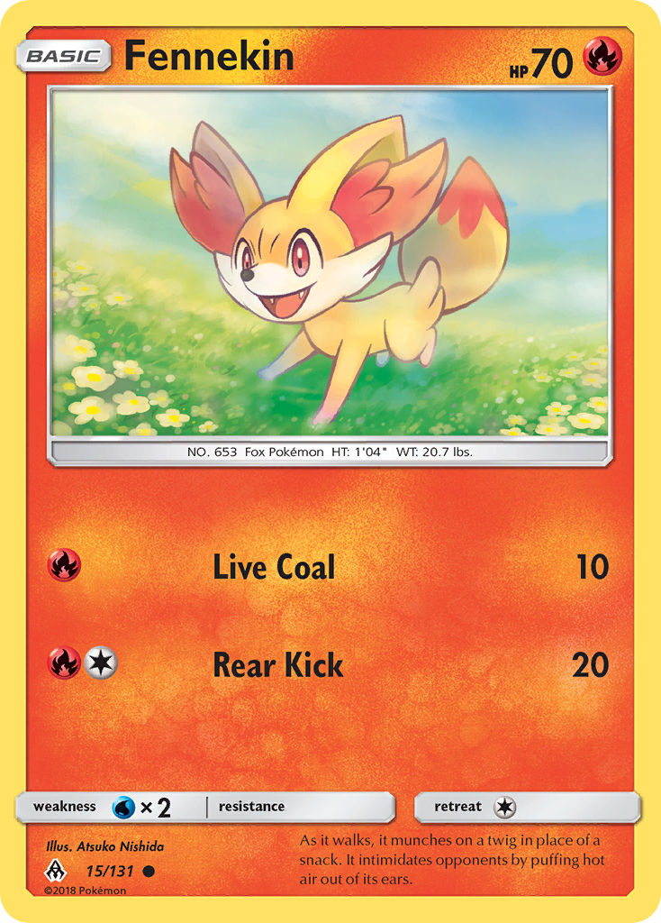 Fennekin (15/131) [Sun & Moon: Forbidden Light] | Rock City Comics