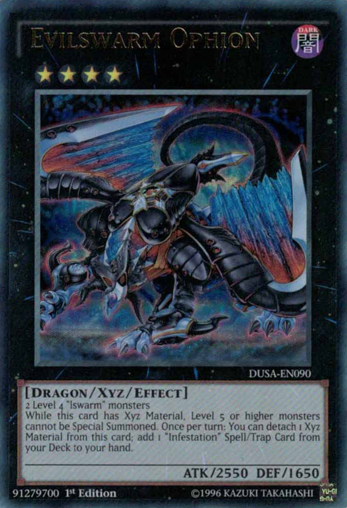 Evilswarm Ophion [DUSA-EN090] Ultra Rare | Rock City Comics