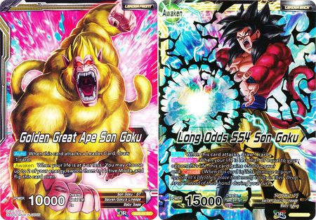 Golden Great Ape Son Goku // Long Odds SS4 Son Goku (Starter Deck - The Crimson Saiyan) (SD5-01) [Colossal Warfare] | Rock City Comics