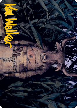 Fleshtaker Art Card (Gold-Stamped Signature) [Innistrad: Midnight Hunt Art Series] | Rock City Comics