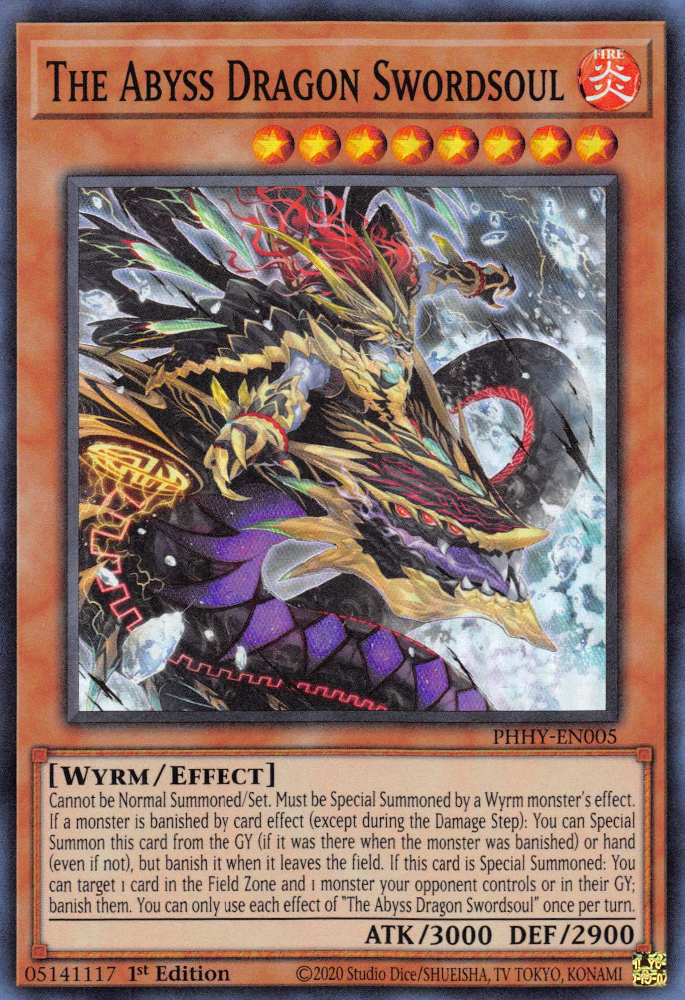 The Abyss Dragon Swordsoul [PHHY-EN005] Super Rare | Rock City Comics