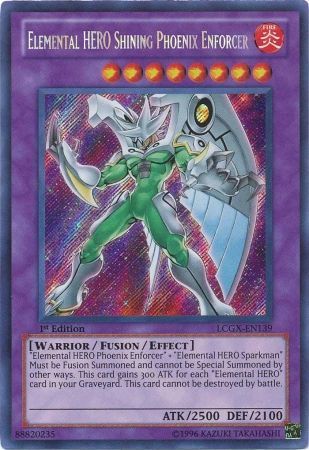 Elemental HERO Shining Phoenix Enforcer [LCGX-EN139] Secret Rare | Rock City Comics