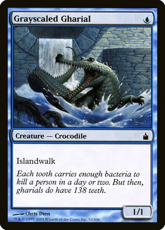 Grayscaled Gharial [Ravnica: City of Guilds] | Rock City Comics