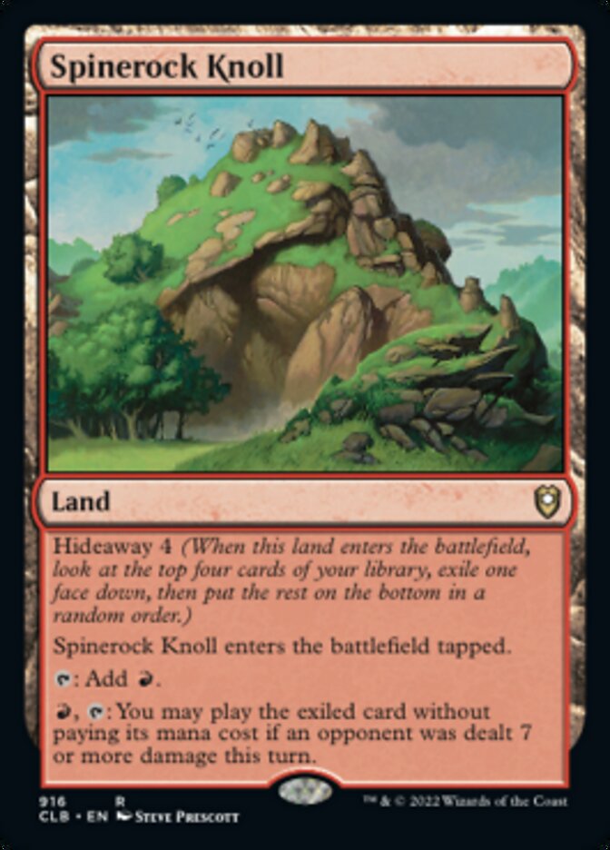 Spinerock Knoll [Commander Legends: Battle for Baldur's Gate] | Rock City Comics