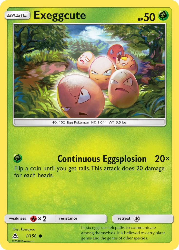 Exeggcute (1/156) [Sun & Moon: Ultra Prism] | Rock City Comics