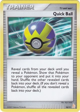 Quick Ball (10/11) [Diamond & Pearl: Trainer Kit - Lucario] | Rock City Comics