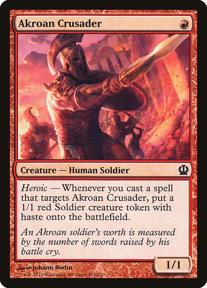 Akroan Crusader [Theros] | Rock City Comics