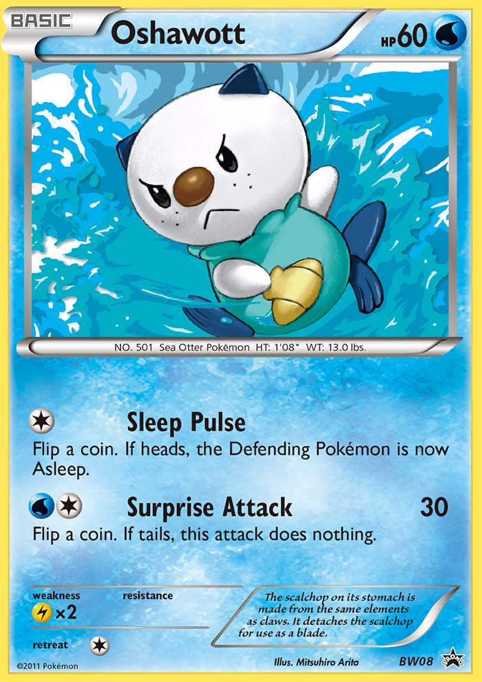 Oshawott (BW08) [Black & White: Black Star Promos] | Rock City Comics