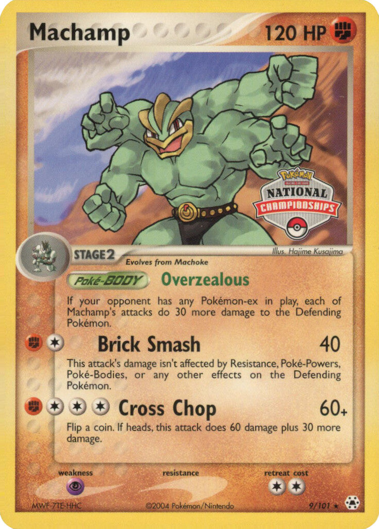 Machamp (9/101) (National Championships Promo) [EX: Hidden Legends] | Rock City Comics