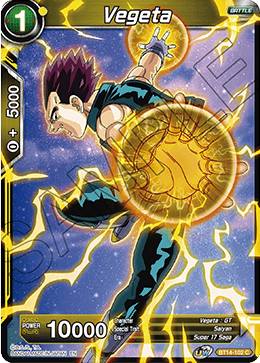 Vegeta (BT14-102) (BT14-102) [Cross Spirits] | Rock City Comics