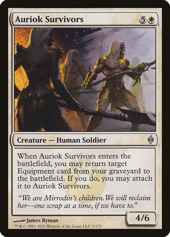 Auriok Survivors [New Phyrexia] | Rock City Comics